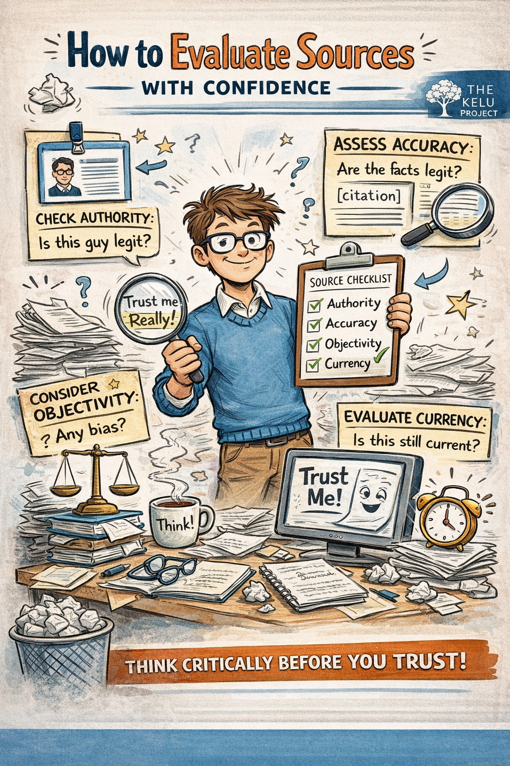 How to Evaluate Sources With Confidence